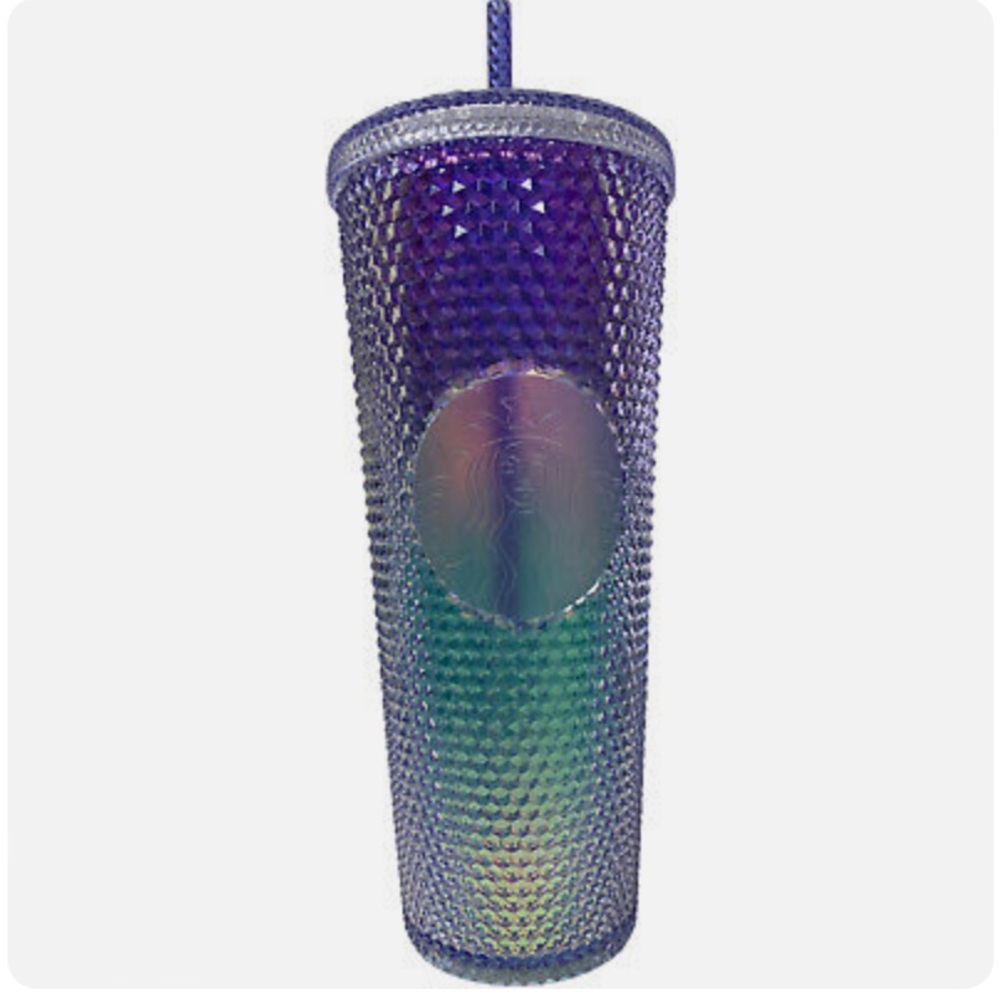 Starbucks Summer Studded Tumbler Mermaid Purple Turquoise Ombré